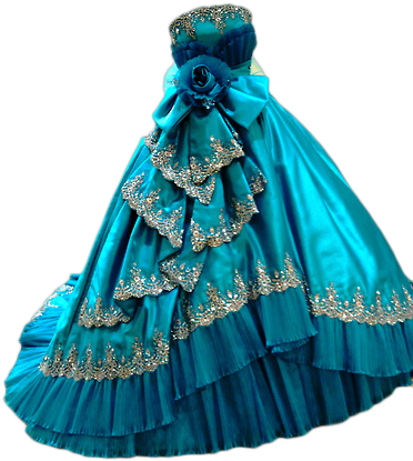 Gown-69 Png By Avalonsinspirational - Png Gown (375x500), Png Download