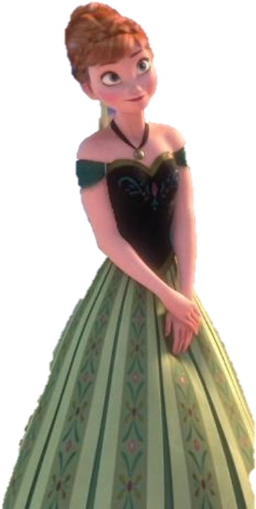 Anna's Cortonation Gown - Gown (682x750), Png Download