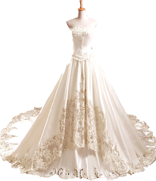 Wedding Dress (650x754), Png Download
