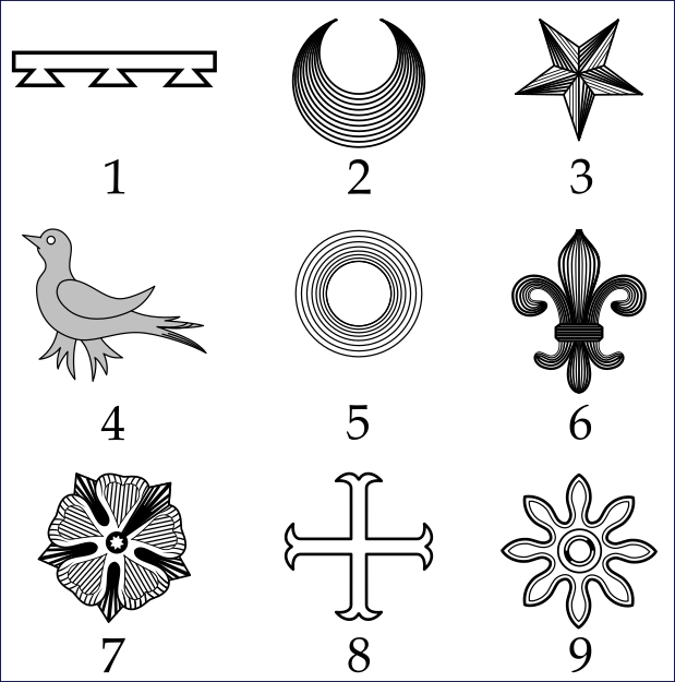 Heraldry Charges (619x625), Png Download