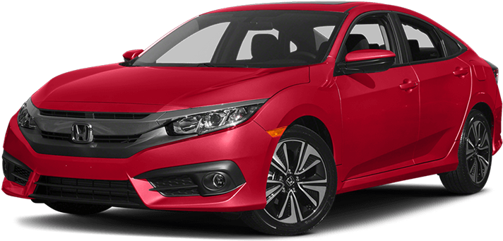 New 2018 Honda Civic Touring In Rallye Red Exterior - Civic Ex T 2017 Red (1084x350), Png Download