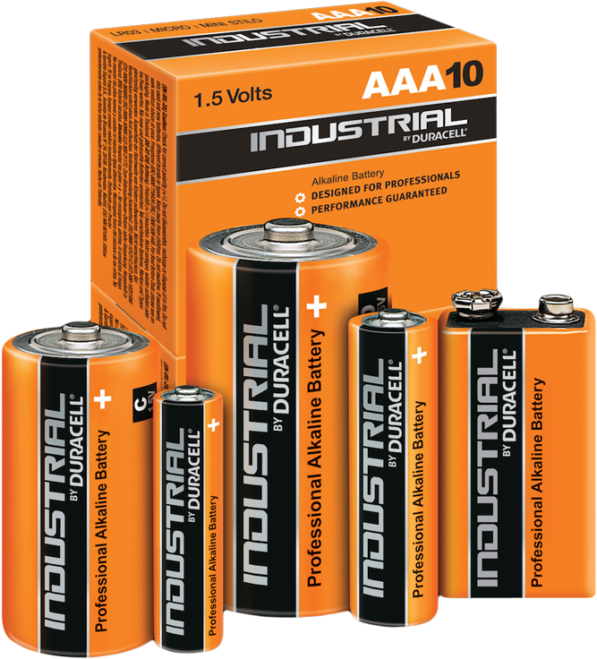 5252-family1 - Duracell Industrial Batteries 9 Volt (945x945), Png Download