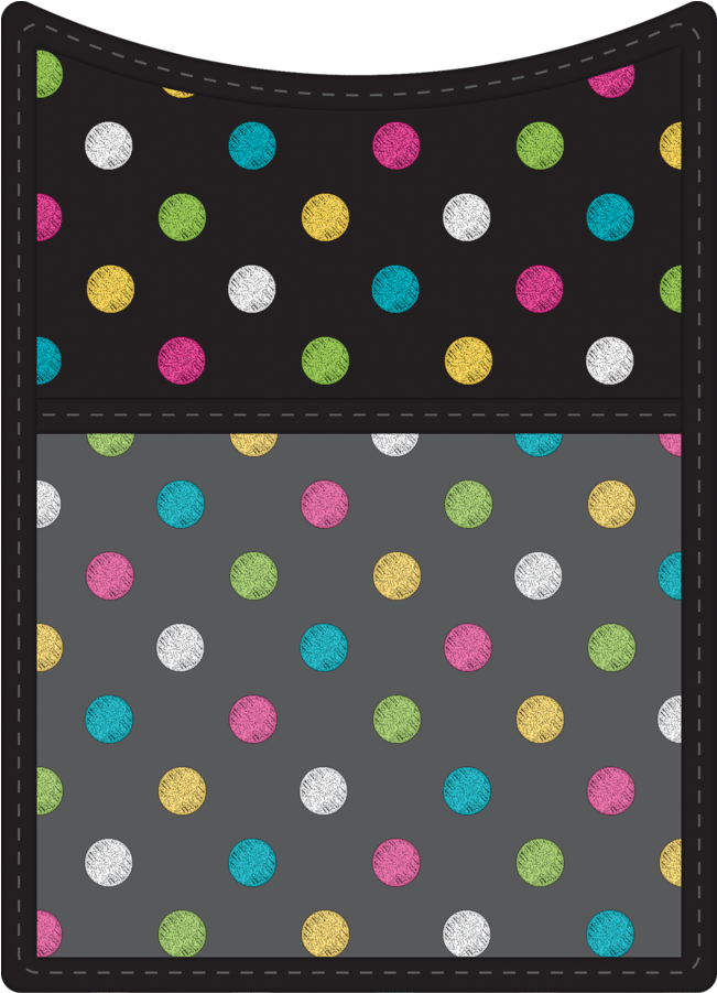 Tcr20770 Chalkboard Brights Magnetic Storage Pocket - Chalkboard Brights Magnetic Pocket (tcr20770) (900x900), Png Download