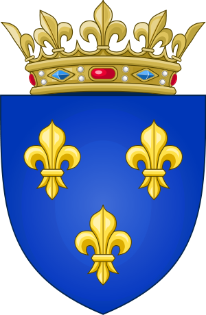 The Arms Of France Moderne - Louis Xvi Coat Of Arms (300x460), Png Download
