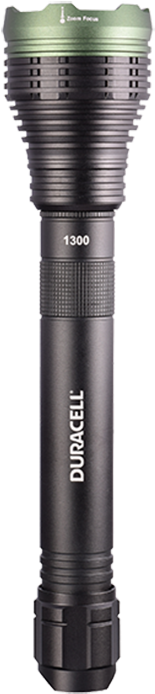 Duracell 1300 Lumen Led Flashlight With Zoom Focus - Eye Liner (170x710), Png Download
