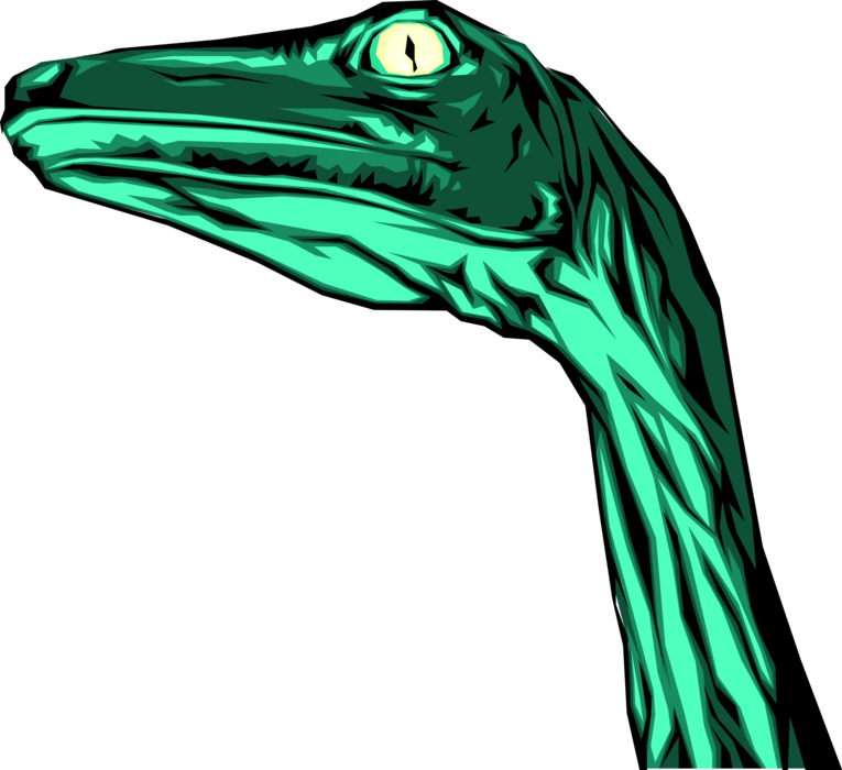 Vector Illustration Of Prehistoric Dinosaur Head From - Lesothosaurus (765x700), Png Download