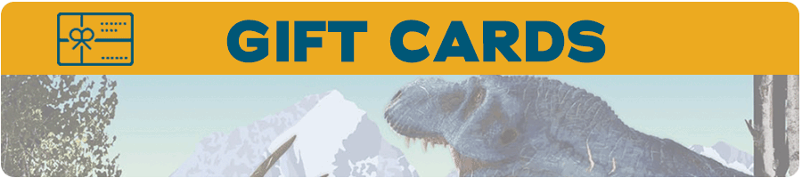 Gift Card Button - Tyrannosaurus (900x200), Png Download
