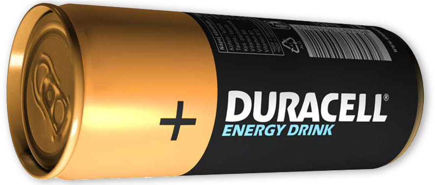 Duracell Drink - Duracell Energy Drink (903x378), Png Download