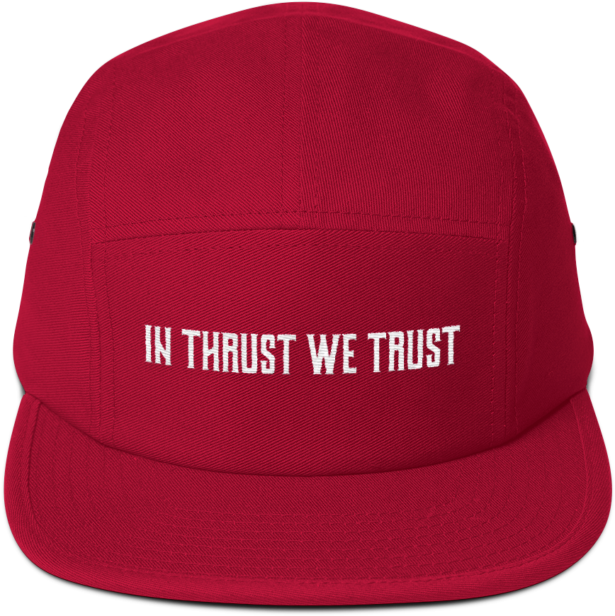 Every Pilot Is Sure To Love This In Thrust We Trust - Hat (1000x1000), Png Download