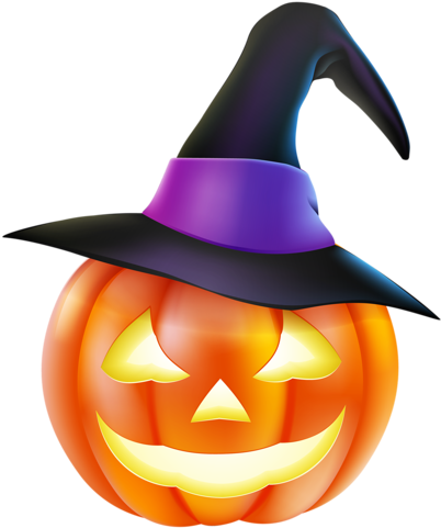 Half Life Png - Witch Hat Pumpkin (418x500), Png Download