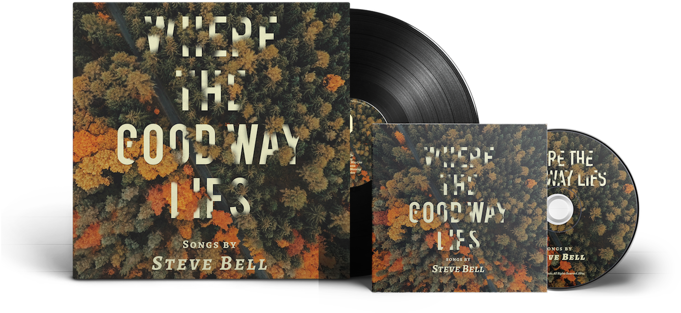 Where The Good Way Lies Cd And Lp Bundle - Vinyl Record Cover Mockup For Jazz (1500x1159), Png Download