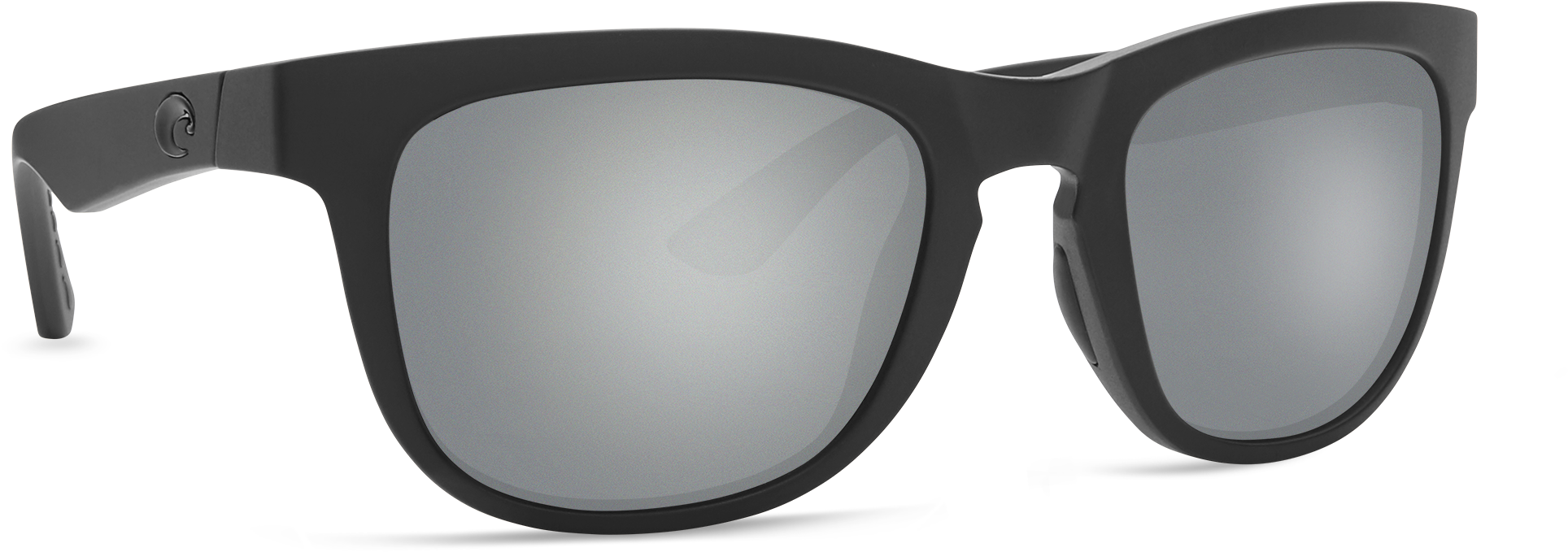Costa Del Mar Copra Sunglasses In Blackout, Tr-90 Nylon - Copra Blackout Sunglasses With Green Mirror Glass Lens (2000x1000), Png Download