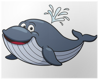 Kreslená Velryba (400x400), Png Download