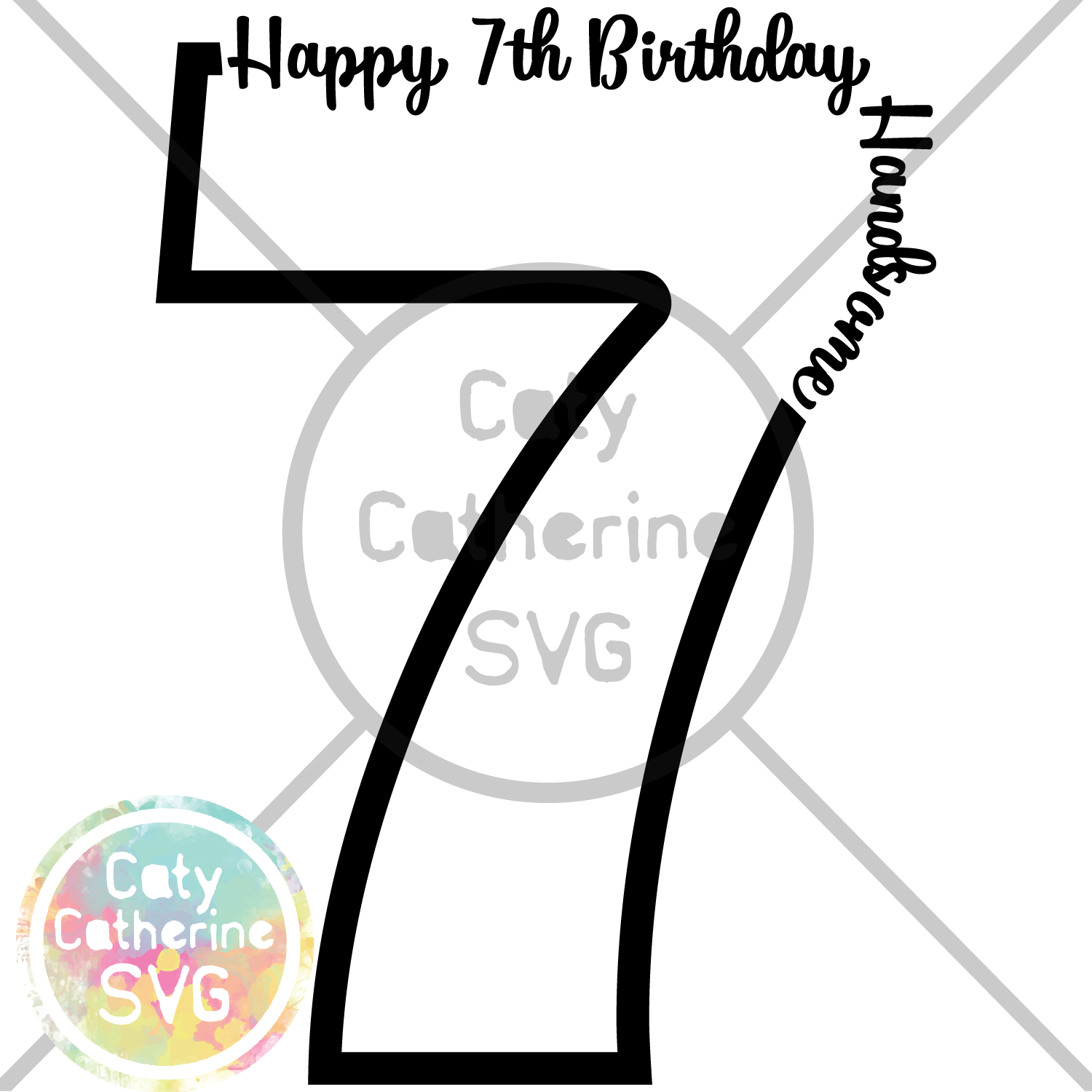 Banner Transparent Seven Years Old - Birthday (1500x1500), Png Download