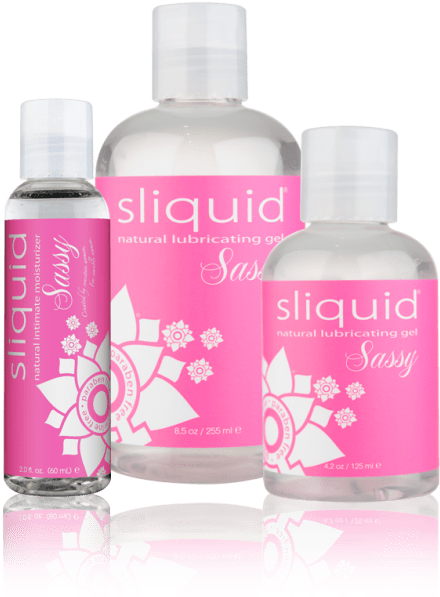 Sliquid Sassy Personal Lubricant Gel - Sliquid Natural Intimate Lubricant, H2o (453x627), Png Download