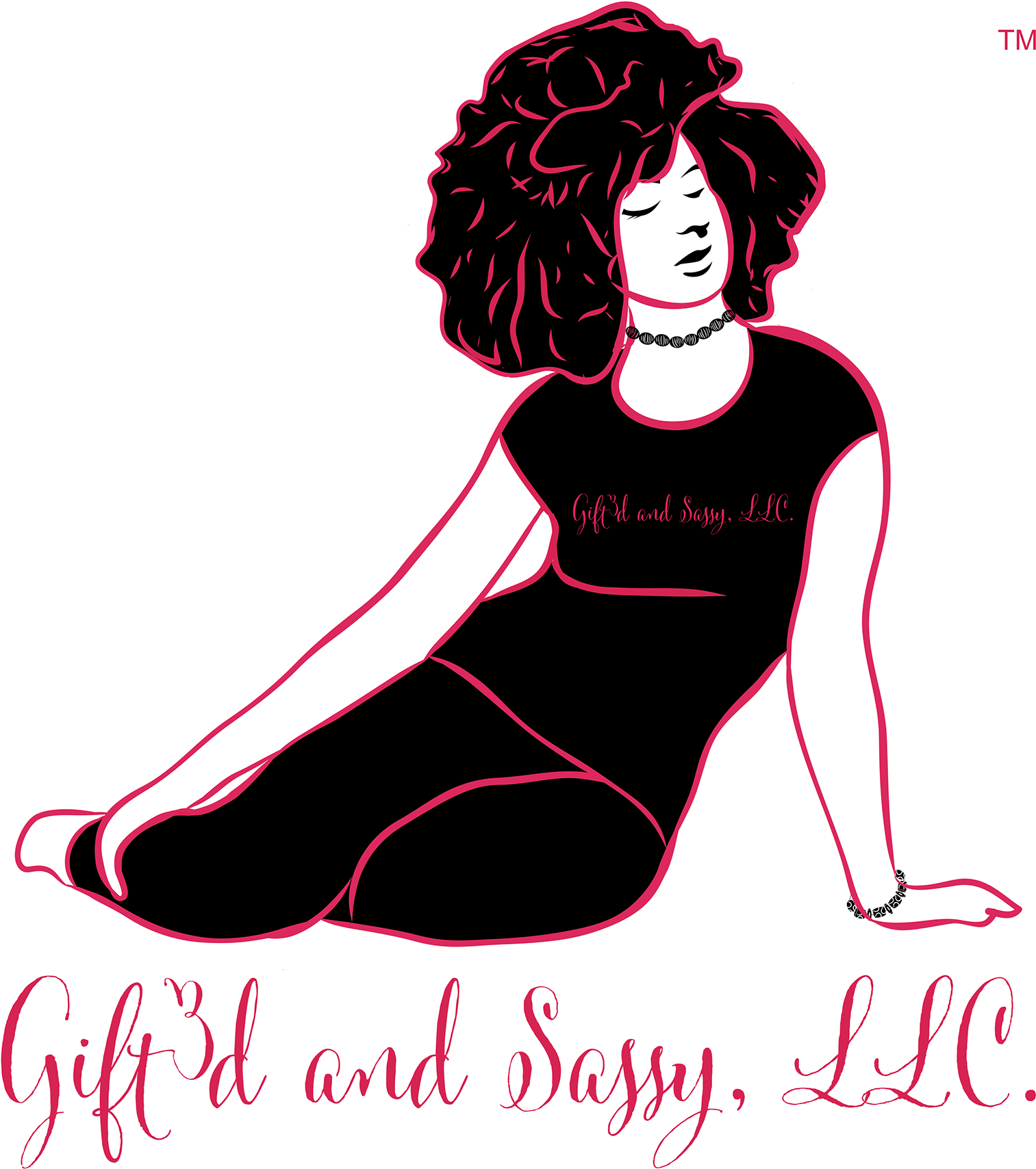 Gifted And Sassy, Llc - Illustration (3840x3379), Png Download