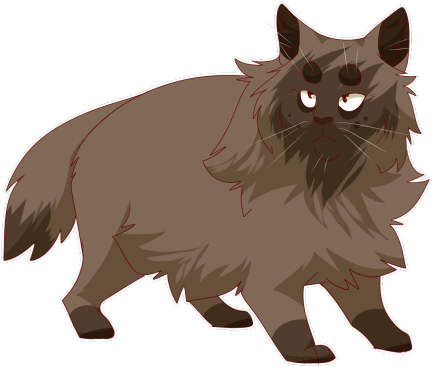 Idgaf If Willowshine Is A Dark Gray Cat This Is How - Dark Gray Cat (500x403), Png Download