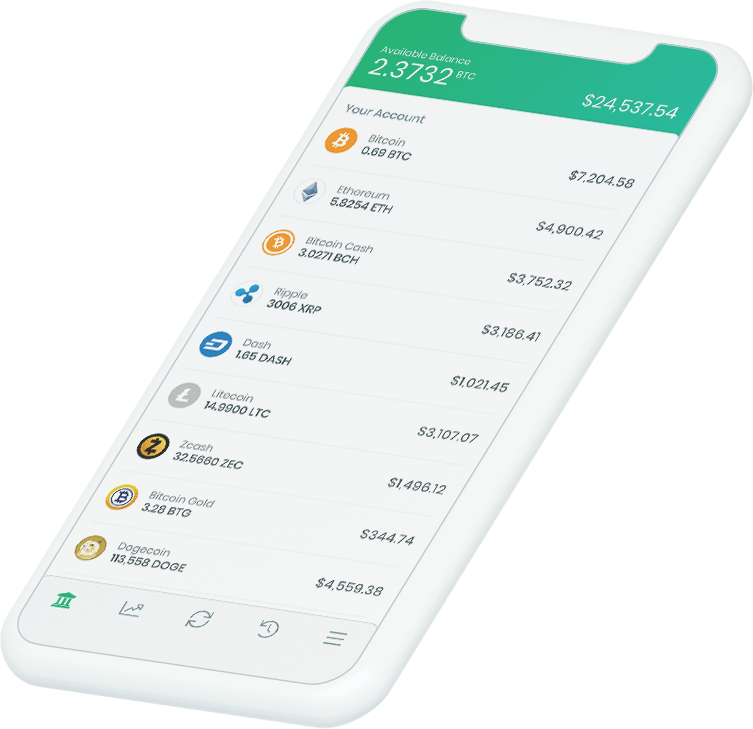 Exchange Digital Assets On The Go Directly From Your - Smartphone (753x729), Png Download