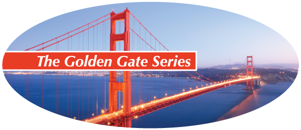 Golden Gate Series - Golden Gate Bridge (600x260), Png Download