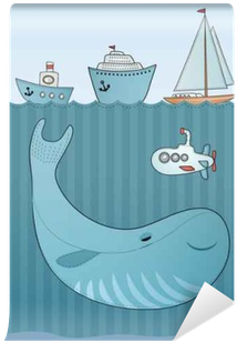 Holiday Card Design - Whales (400x400), Png Download