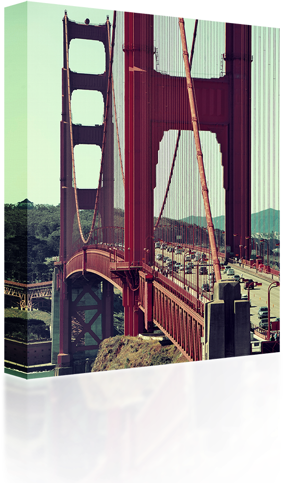 Golden Gate - Golden Gate Bridge (1024x1024), Png Download