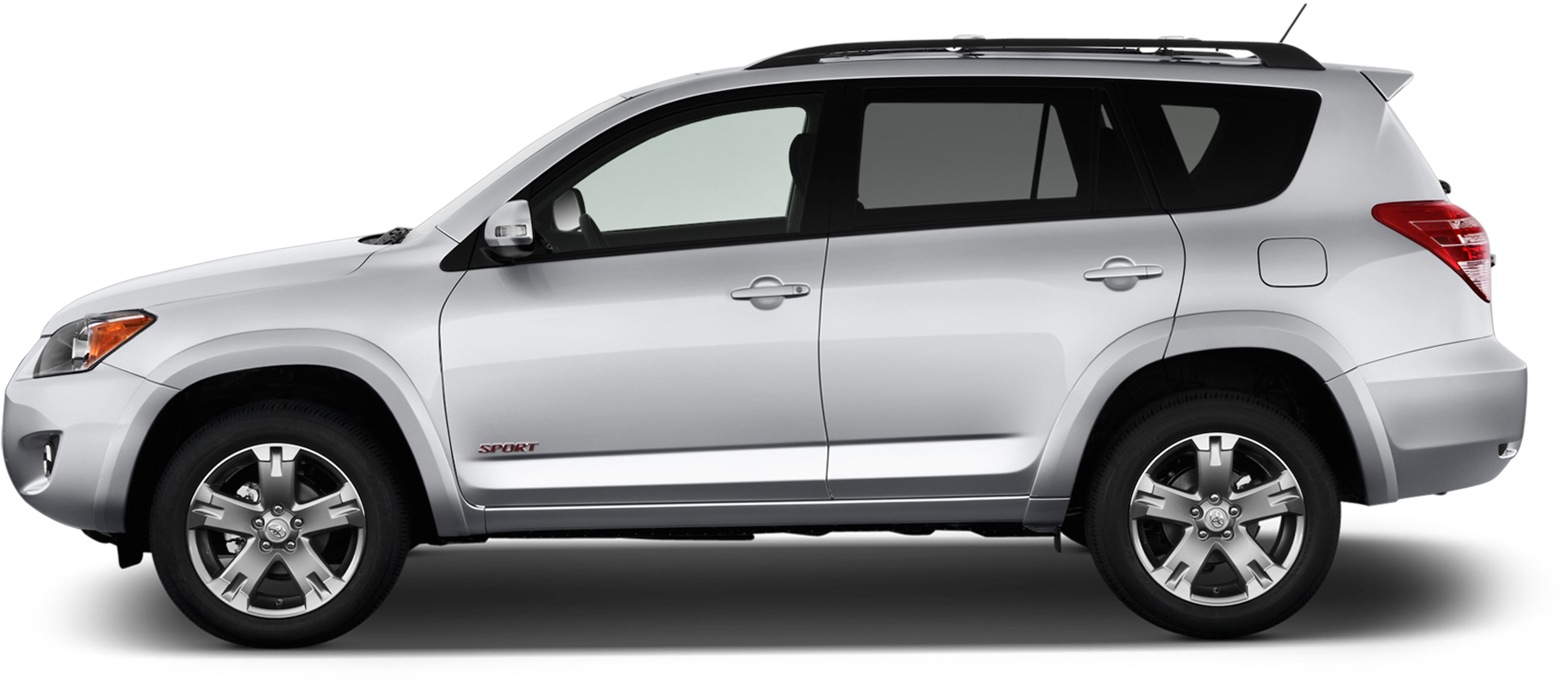 2012 Toyota Rav4 - Honda Crv Side View (2048x1360), Png Download