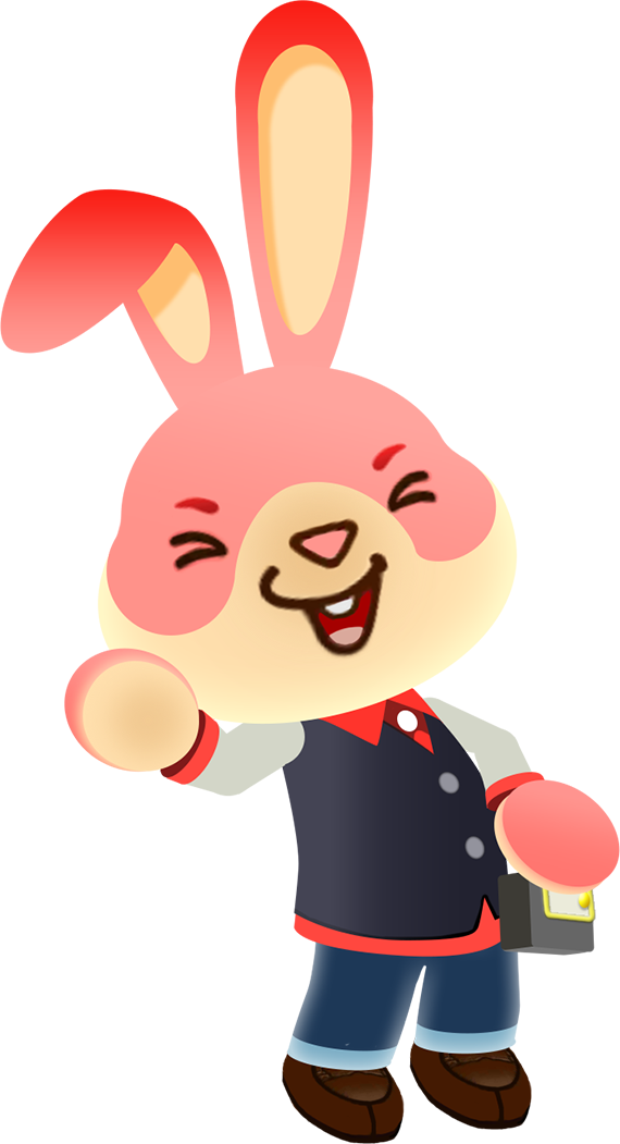 Arcade Bunny - Nintendo Badge Arcade Bunny (570x1051), Png Download