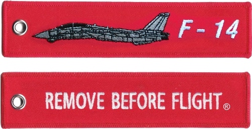 Free Shipping On All Us And Apo Orders Over $14 - F 14 Remove Before Flight Keychain (500x500), Png Download