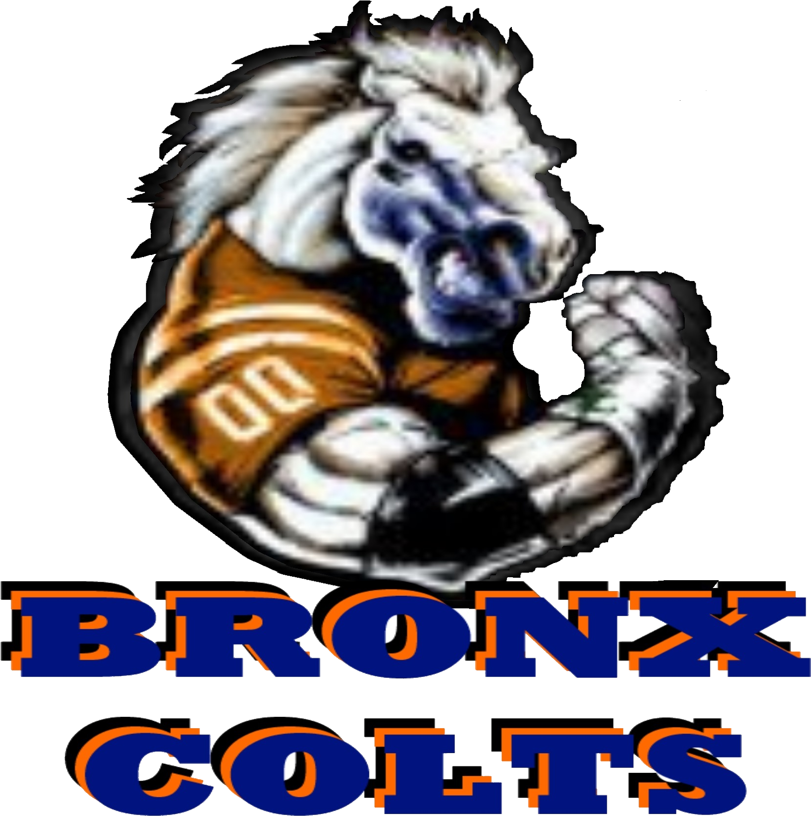 Bronx Colts - Indianapolis Colts Logo Poster. Sports Memorabilia (2186x1696), Png Download