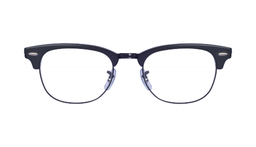 Ray Ban Half Frame Glasses Men's (500x288), Png Download