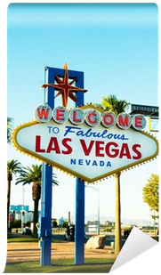 Famous Las Vegas Sign On Bright Sunny Day Wall Mural - Welcome To Las Vegas (400x400), Png Download