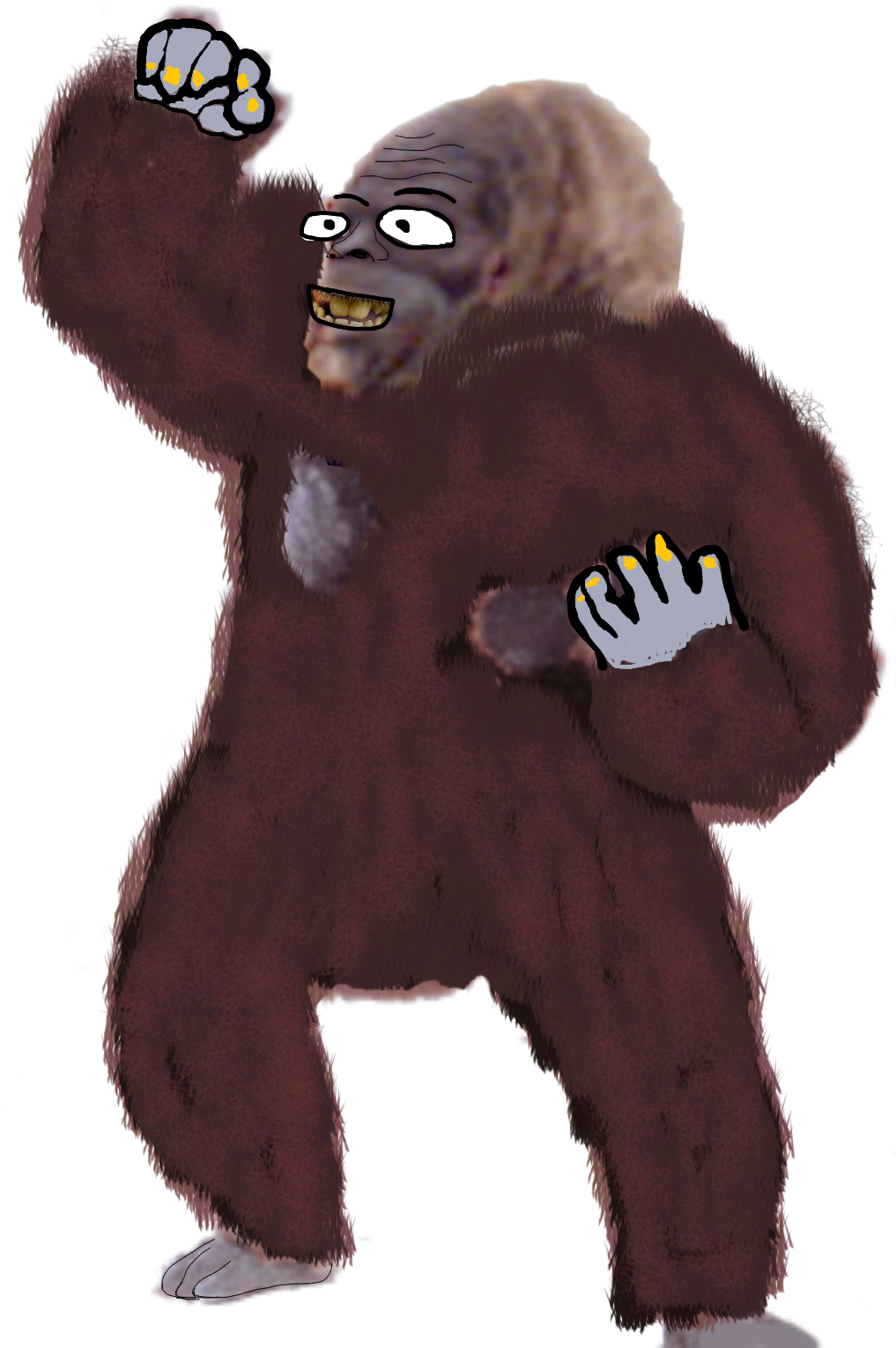 Spamming Monkey - Wiki (1016x1536), Png Download