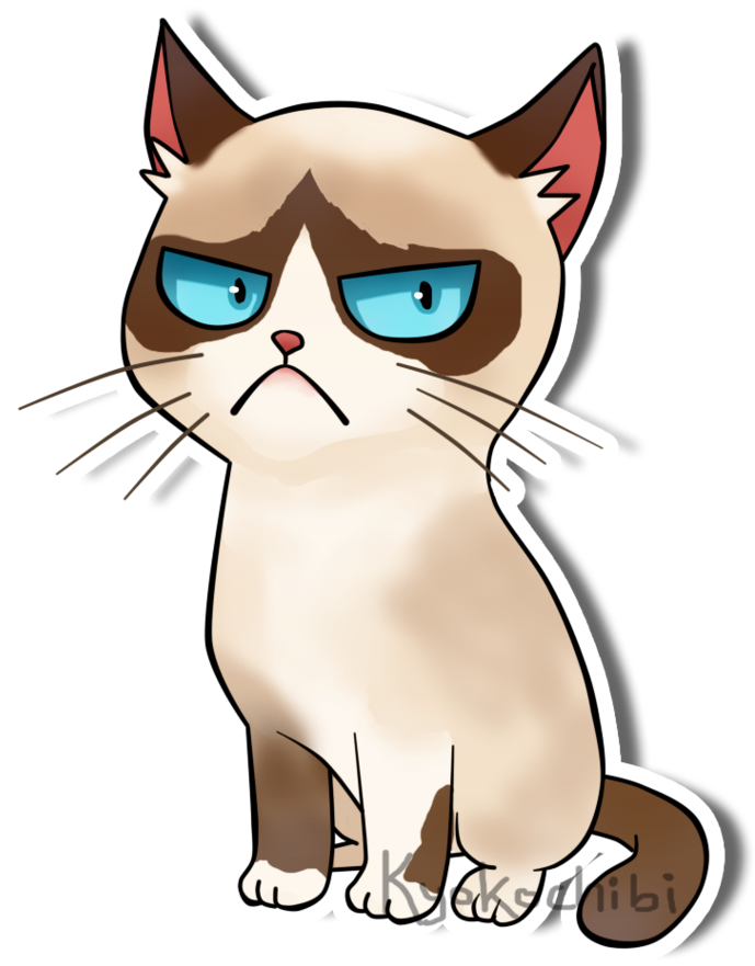 Grumpy Cats - Visit - Grumpy Cat (842x948), Png Download