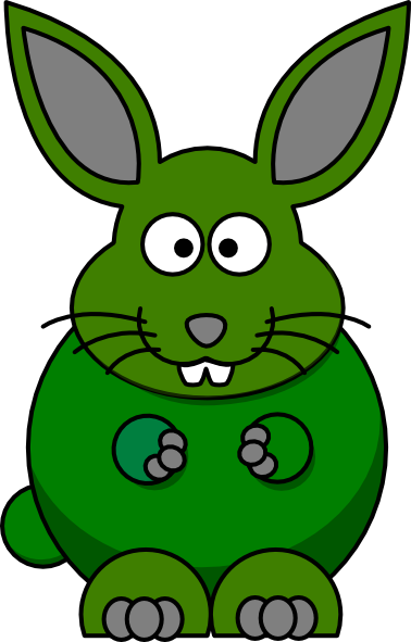 Cartoon Easter Bunny (378x591), Png Download