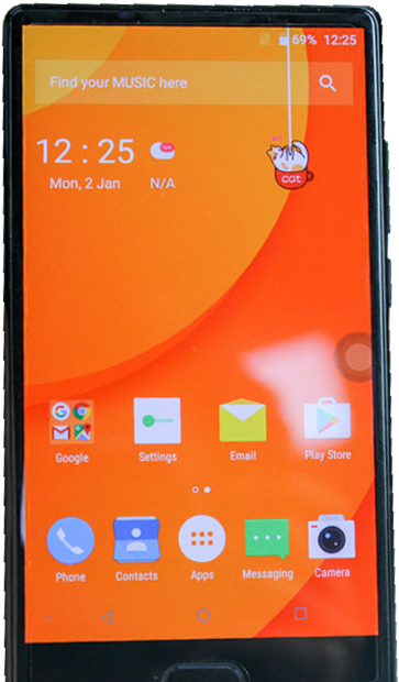 Doogee Mix Phone Cat - Doogee Mix (500x631), Png Download