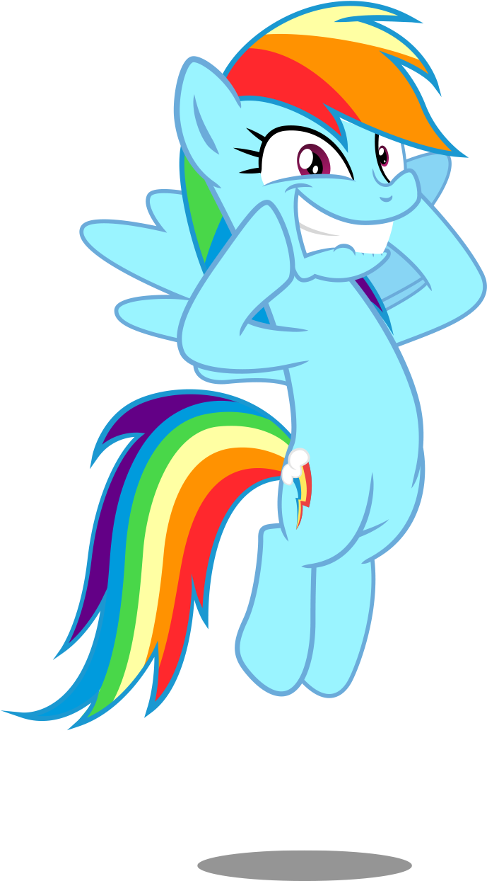 Spellboundcanvas, Female, Pegasus, Rainbow Dash, Safe, - Cartoon (712x1250), Png Download