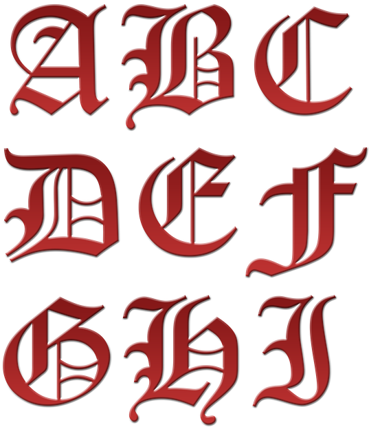 Letter, Initial, Red, Seal, Symbol - Goth Boy Clique Logo (640x640), Png Download