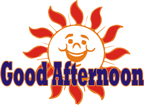 Good Night Png Transparent Images - Good Afternoon Image Png (479x351), Png Download