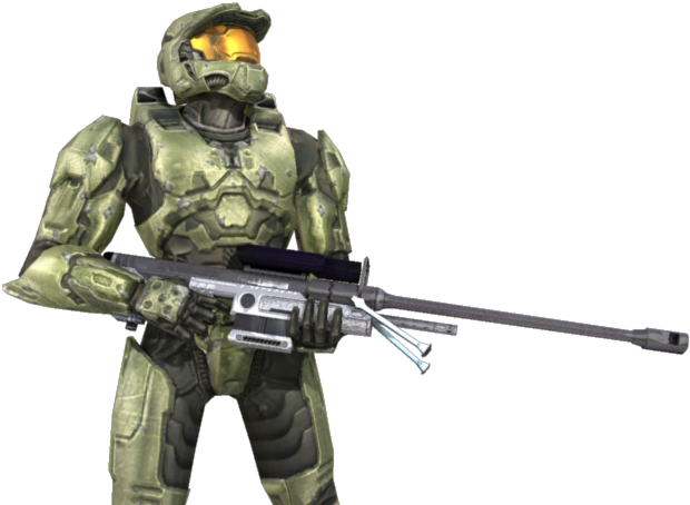 Halo Image Source - Halo Master Chief Sniper (640x480), Png Download