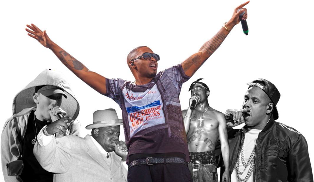 Hip Hop Singers Png (1200x623), Png Download