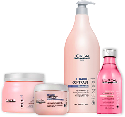 L ́oreal Expert Lumino Contrast Shampoo 1500 Ml (544x453), Png Download