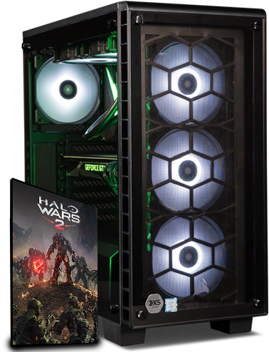 Free Halo Wars 2 With Select 7th Gen Intel Core Powered - Ultimate Gaming Pc With Gtx 1080 Ti In Sli And (584x495), Png Download