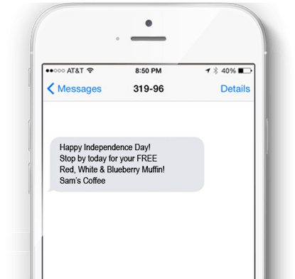 Engage Your Customers The Most Efficient Way Possible, - Marketing Text Messages (443x396), Png Download