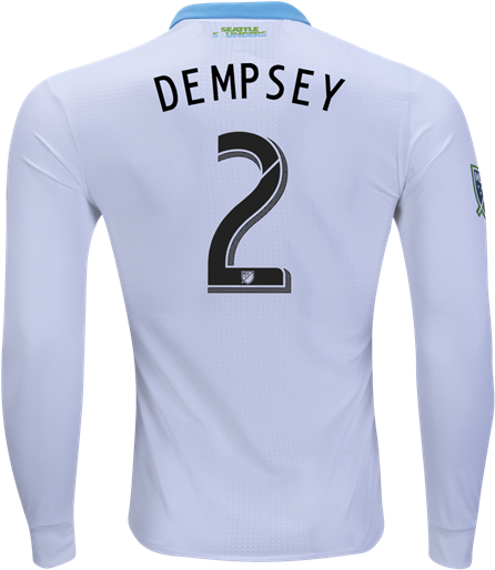 Adidas Seattle Sounders Clint Dempsey - Dc United Away Shirt 2017-18 With Kemp 2 Printing (550x550), Png Download