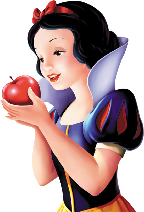 Snow White And The Seven Dwarfs Queen Apple - Blancanieves Y La Manzana (563x824), Png Download