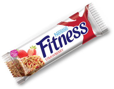 A Bar Of Fitness Strawberry - Nestle Fitness Pack 375g Whole Wheat & Fruits ,fresh (382x510), Png Download