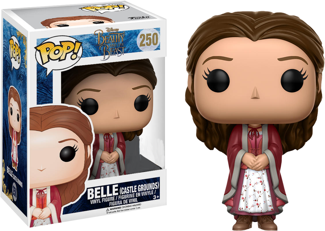 Beauty And The Beast Belle (castle Grounds) Us Exclusive - Funko Pop Beauty And The Beast Movie Set (1125x799), Png Download