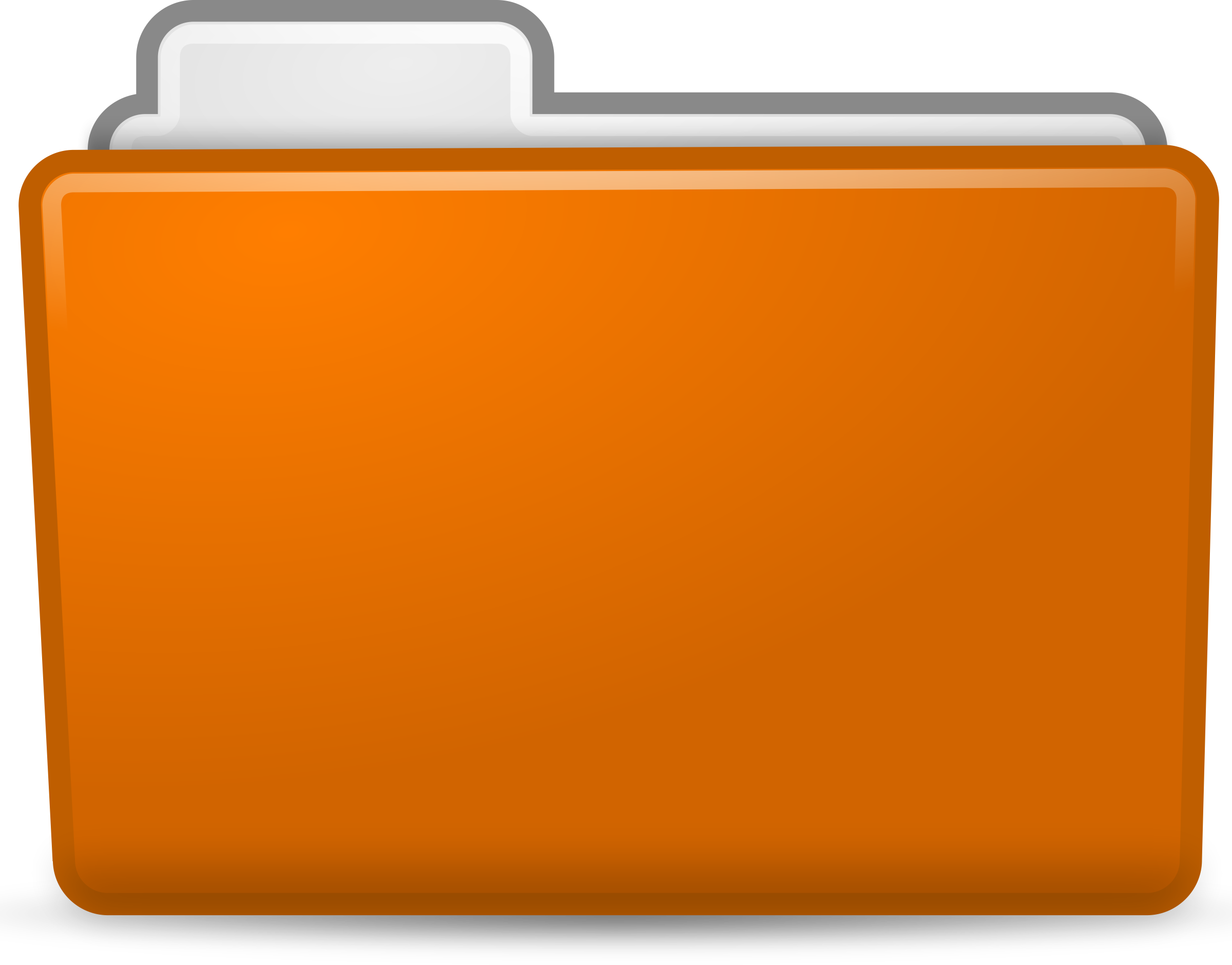 Download This Free Icons Png Design Of Orange Folder Icon PNG Image