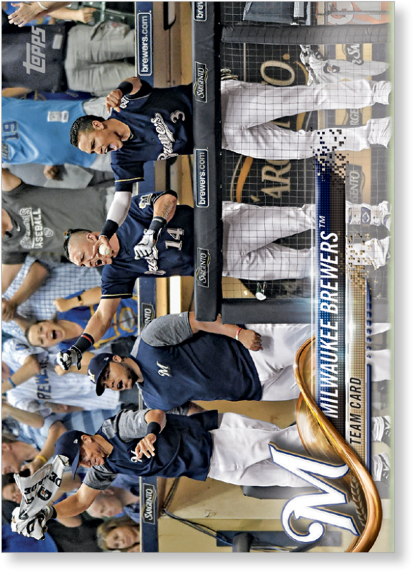 2018 Topps Series 1 Baseball - Milwaukee (1440x975), Png Download