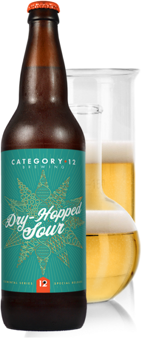 Dry-hopped Sour - 60 Large Beer Bottle White Vinyl Printable Labels, (300x737), Png Download